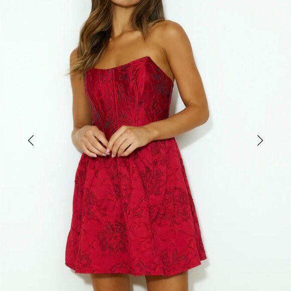 NWOT Revolve Corset Dress XS Embroidered - Picture 2 of 10